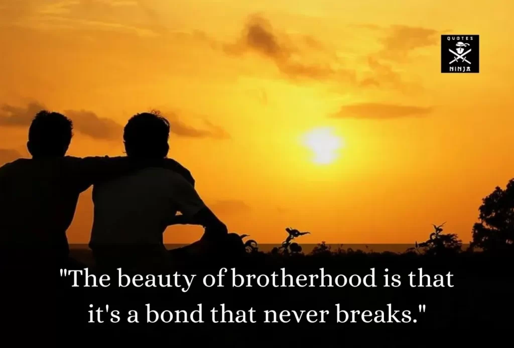 beauty of brotherhood