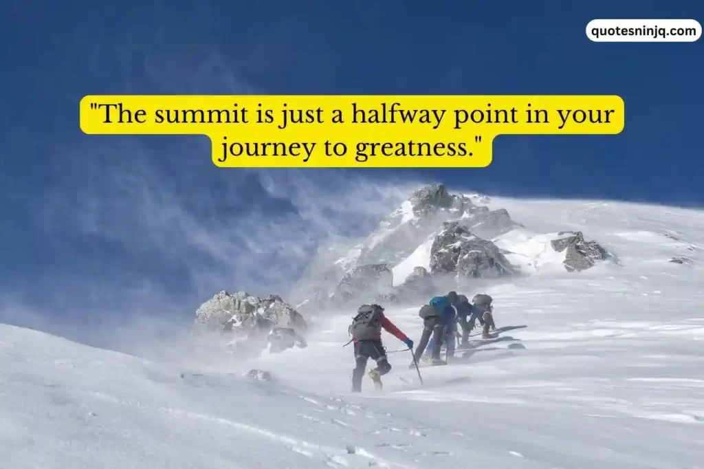 Inspiring Mountain Climbing Quotes