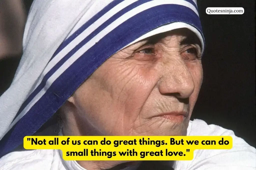 Mother Teresa Quotes In English