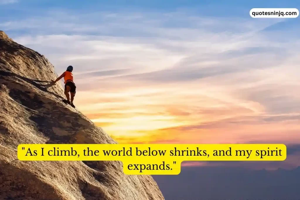 Mountain Climbing Quotes Scale