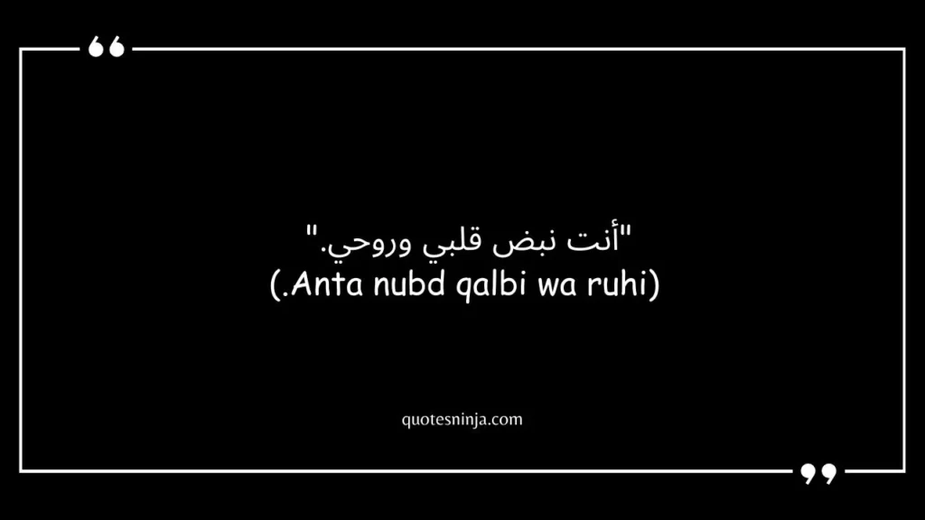 Arabic Love Quotes With English Translation