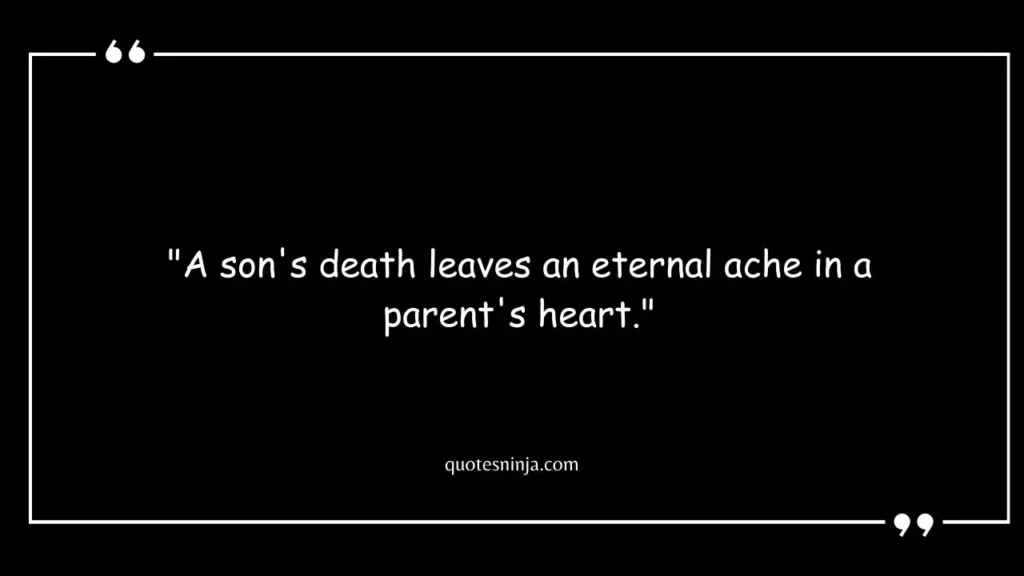 Death Of A Son Quotes