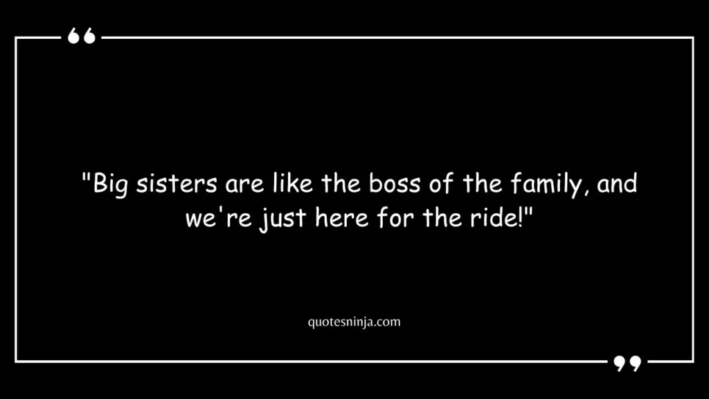 Funny Big Sister Quotes