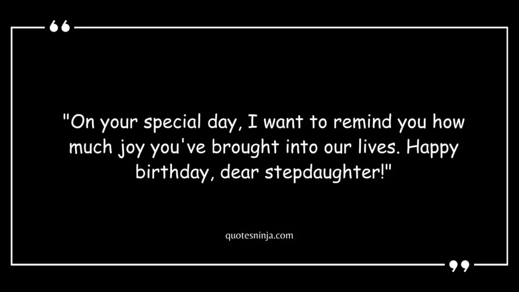 Happy Birthday To My Step Daughter Quotes
