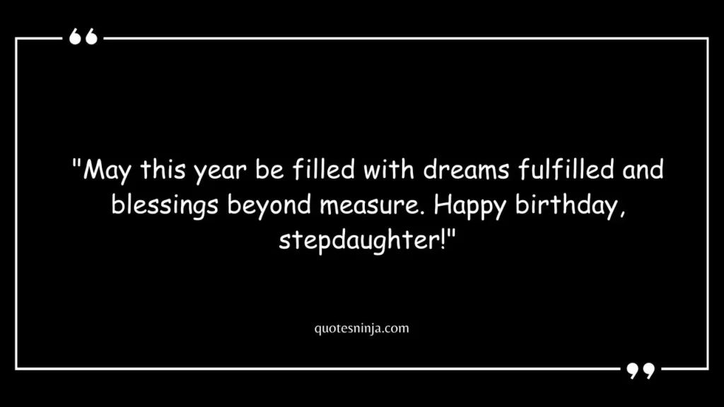 Happy Birthday To Step Daughter Quotes