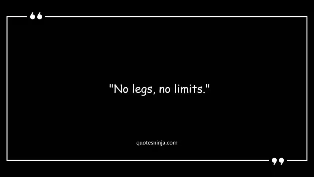 Quotes From Gymnasts Without Legs