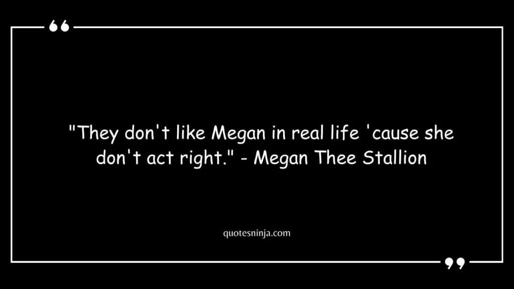 Song Lyrics Megan Thee Stallion Quotes