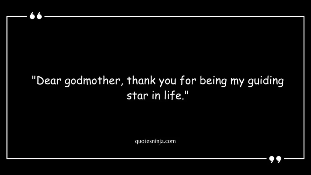 Thank You Godmother Quotes