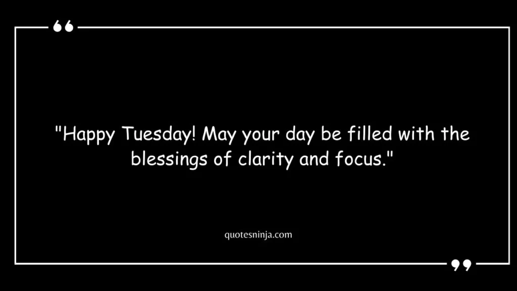 Tuesday Good Morning Blessings Quotes