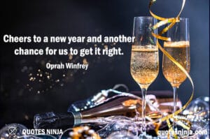 New year quote: Wine glasses.