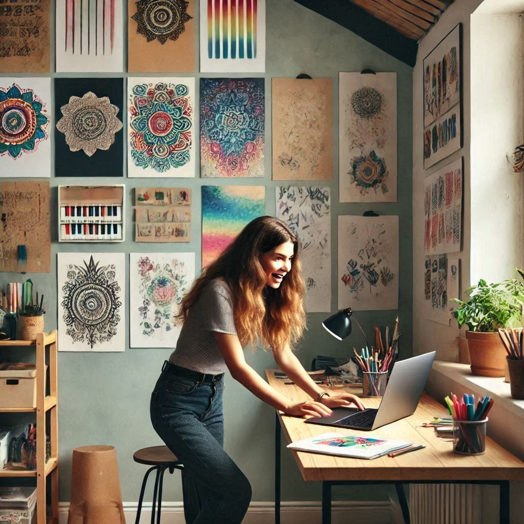 The only way to do great work: A small, cozy office or studio space