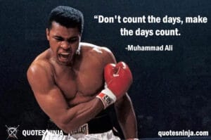 Don't count the days: Muhammad Ali in Boxing Ring