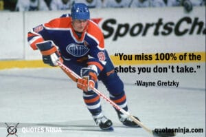 You miss 100%: Wayne Gretzky on field