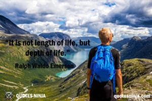 It is not length of life