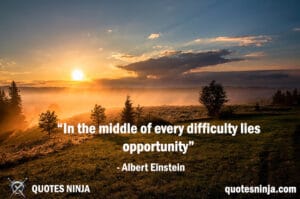 “In the middle of every difficulty: Sunset