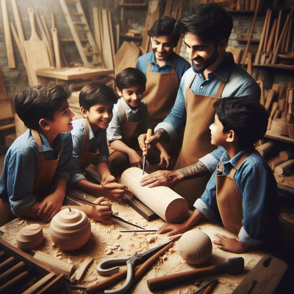 A scene where Hrithik is shown repairing a home