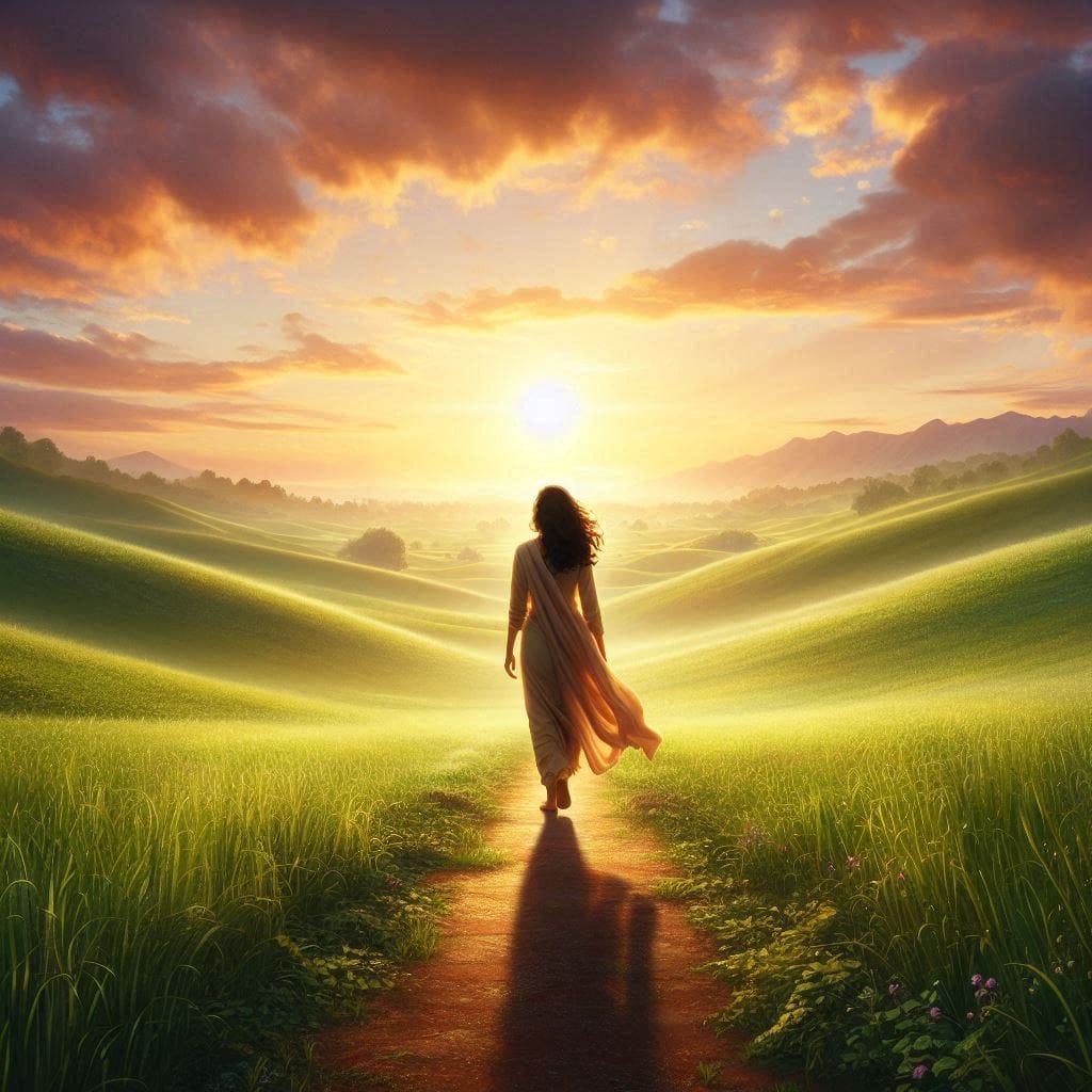 Keep your face always toward the sunshine: Vidhi walking down a gentle