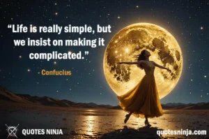 Sigma Quotes / Quotes Ninja: Dancing girl moon object as a background