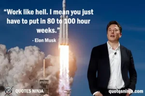 Elon Musk with SpaceX Rocket