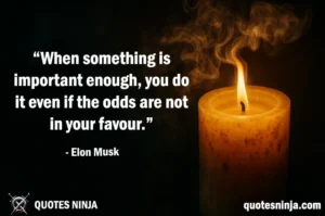 A candle flickering in the dark