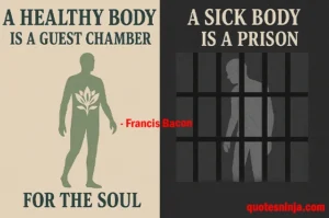 Healthy guest chamber vs sick prison