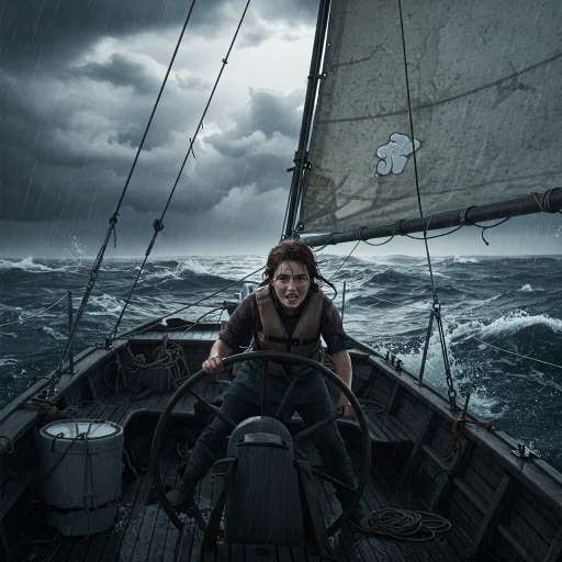 I can not change the direction of the wind: Talia struggles at the tiller