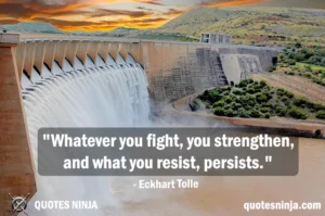 Water flowing from Dam