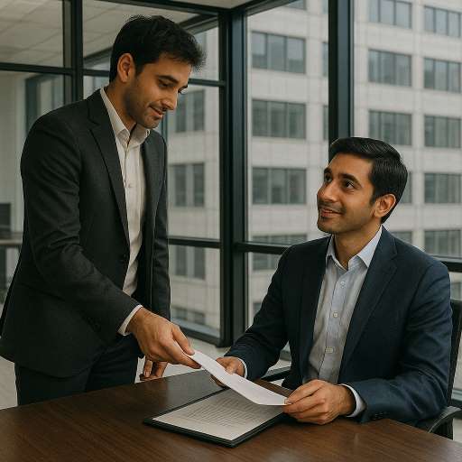 Arjun places proposal on the table in front of Rishi