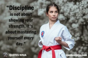 Teenage girl in Karate dress