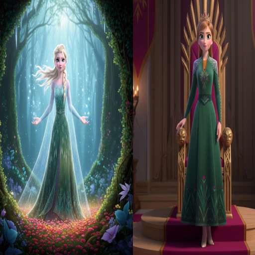 Elsa - The Fifth Spirit & Anna - Queen of Arendelle