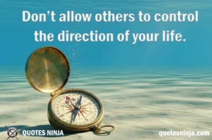 A compass sink into the ocean