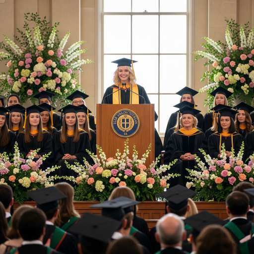 If someone tells you can’t: On the graduation stage, Elle delivers her speech