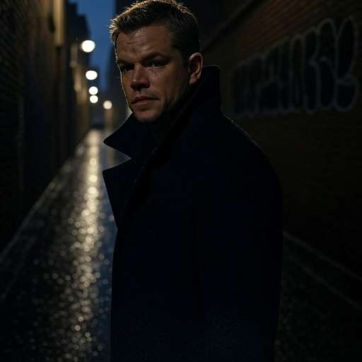 Life is better when nobody knows: The man slips quietly through a narrow back alley