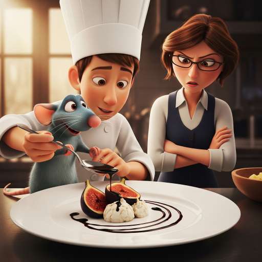 e Linguini, under Remy’s guidance, prepares an elegant and unusual dish
