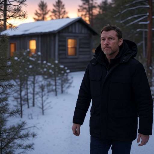 It doesn't matter what the question is: Mack Walking Toward the Shack at Dusk