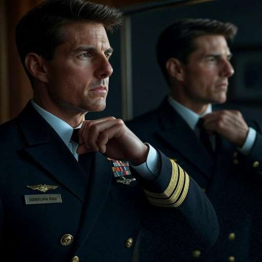 We must learn who is gold: A Navy officer Lieutenant Tom Cruise in uniform