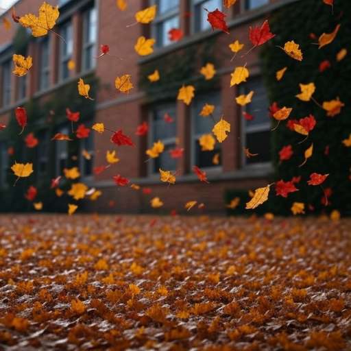 Falling Leaves Outside Welton