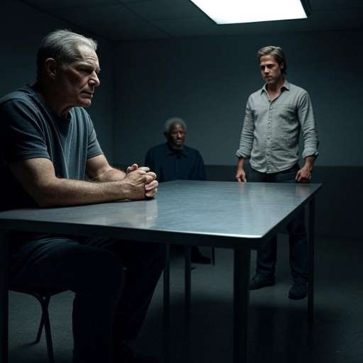 Interrogation Room – John Doe in Custody