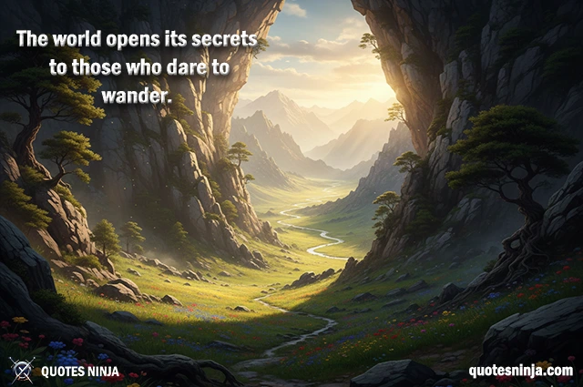 A narrow mountain pass opening into a bright valley