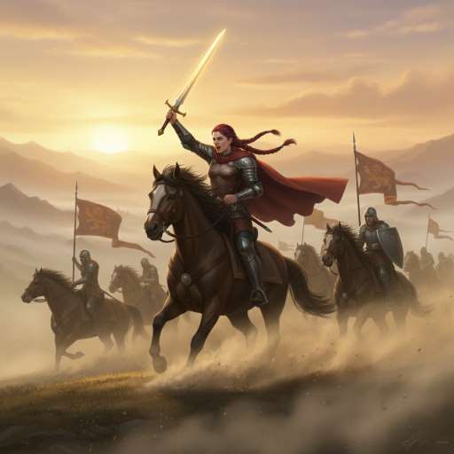 Lira leads Tremont’s riders down toward the battlefield