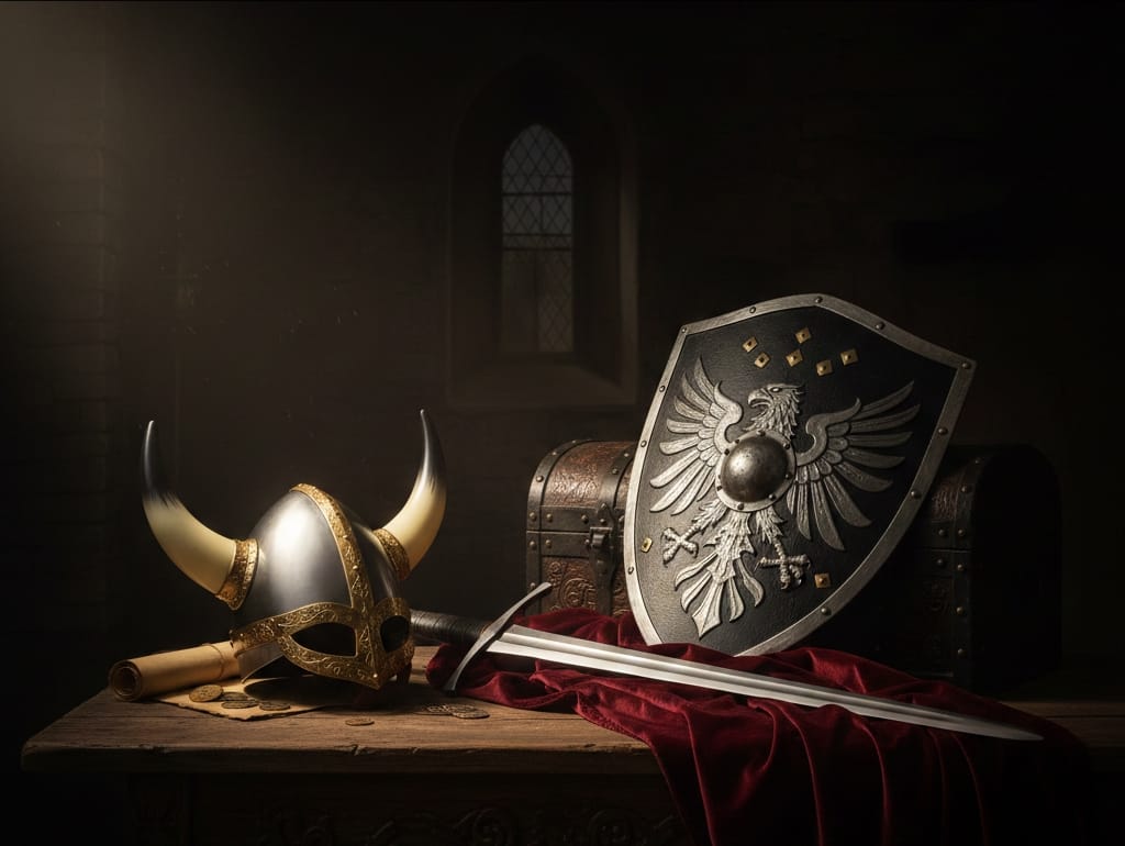 Medieval Armor Still Life