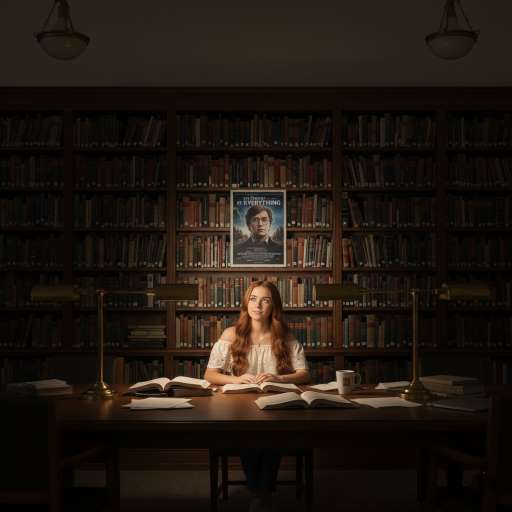 Passion is the spark : Mira sit alone in the Library