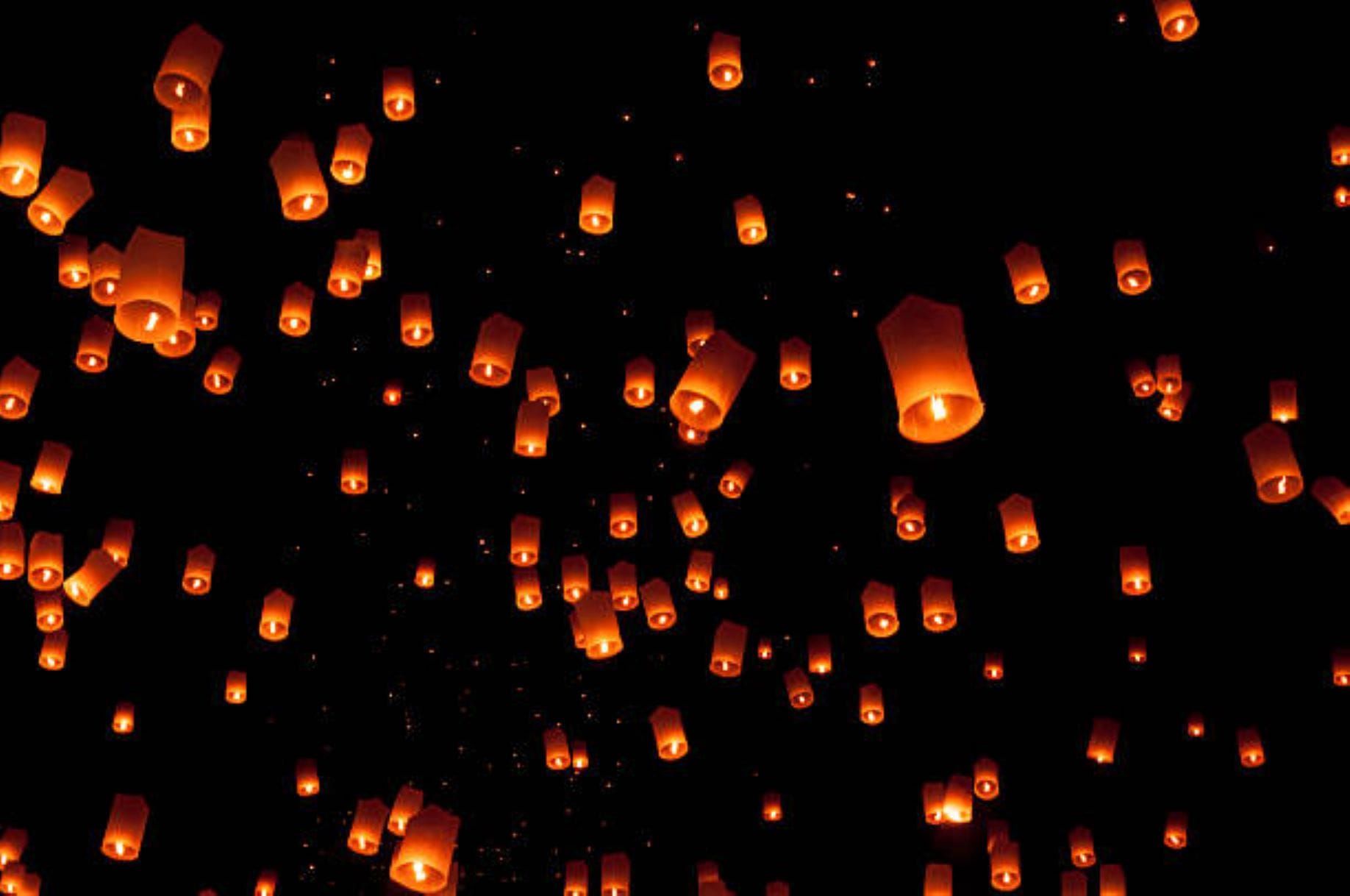 Lanterns in the Sky