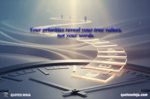 Clock hands turning into stepping stones